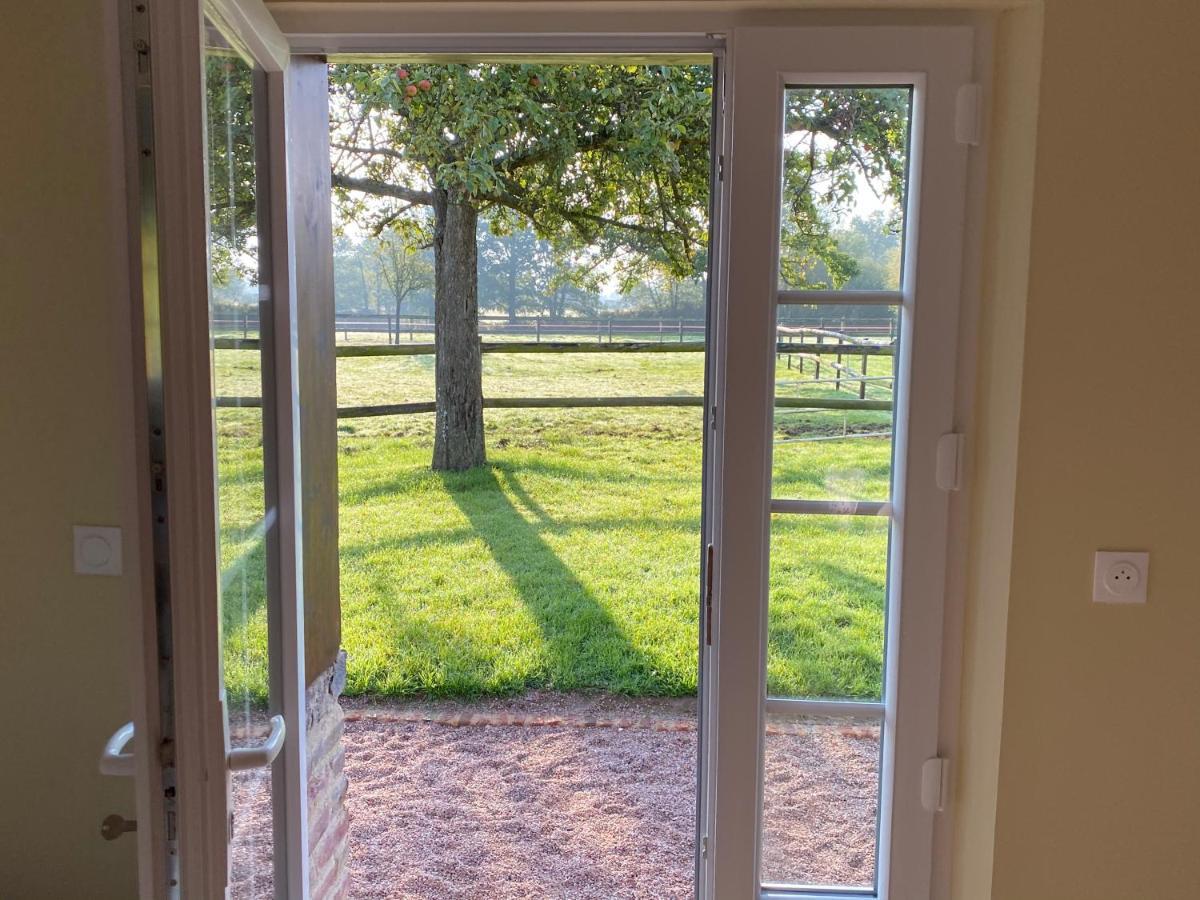 Ferienwohnung La Longere Du Haras Manerbe Exterior foto